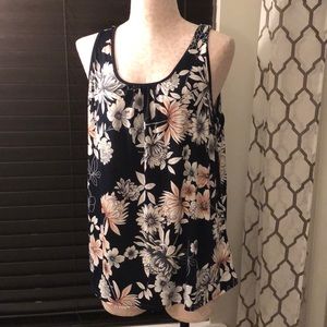 Fun Navy and Rose tank.